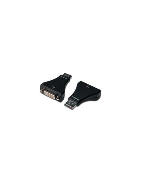 

Adaptador Displayport-Macho a DVI-I Hembra (24+5) Compacto
