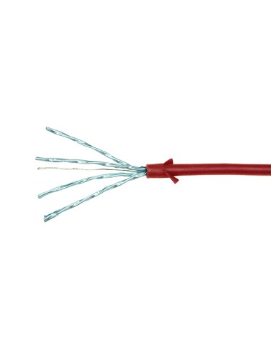 Latiguillo Ultraflex CAT6A U/FTP SlimLine Rojo 5,0m