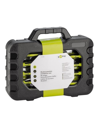 
74005 GOOBAY Destornilladores de precision 58 piezas Goobay