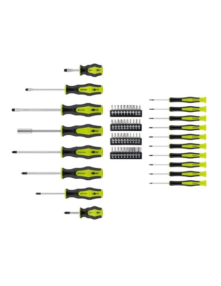 
74005 GOOBAY Destornilladores de precision 58 piezas Goobay