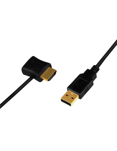 
CH0081 LOGILINK - Cable USB de Alimentacion con HDMI Macho y HDMI Hembra 0,5 metros
