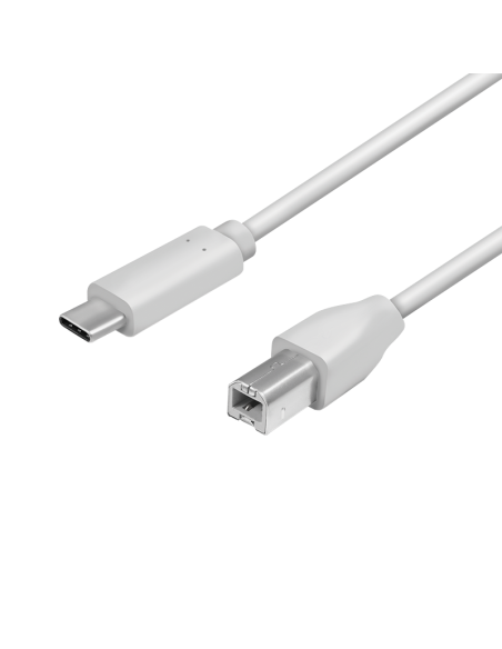 
CU0160 Cable de 1m USB 2.0 0.48 Gbit/s  USB-C M a  USB-B M Gris