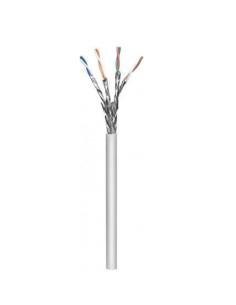 
96094 GOOBAY Bobina  100m CAT 6A S/FTP Flexible, Gris AWG26/7, CU LSZH 500 Mhz