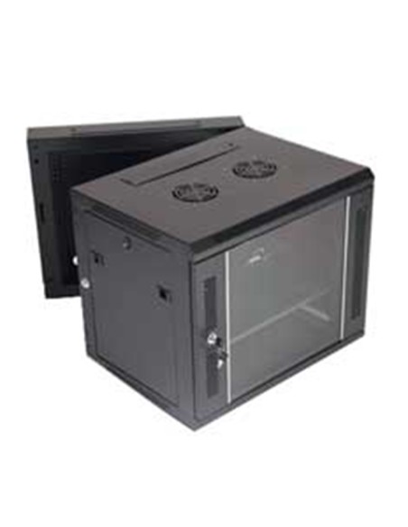 
ARMARIO 19" 12U 600X550 Negro DOBLE SECCION ZH6412  MONOLYTH