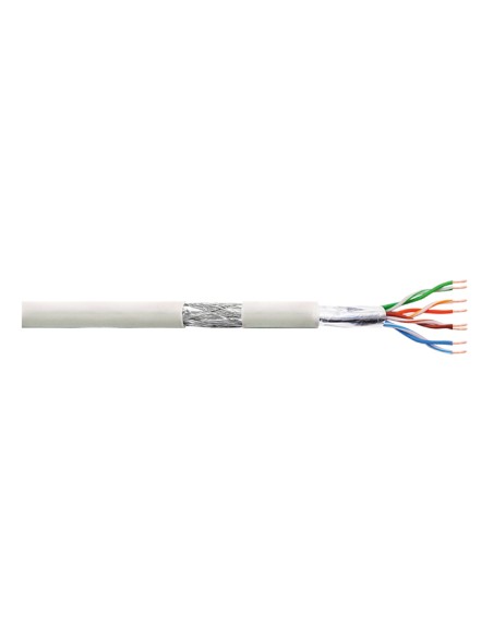 
CPV007 LOGILINK Bobina CAT 5e SF-UTP Rigido, Gris, Ecoline 100 metros CCA