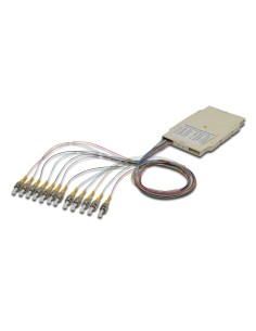 
A-96511-02-UPC DIGITUS Caja de empalme de 12 fibras; premontada ST (UPC); multimode