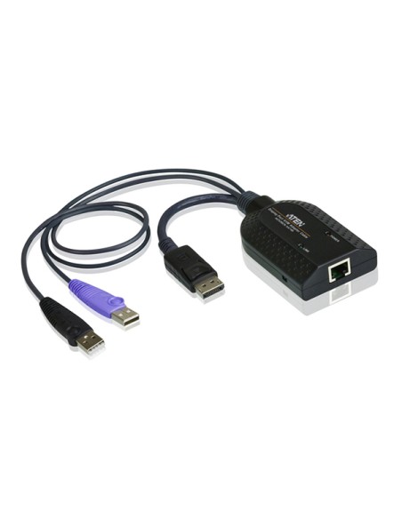 
ATEN KA7189 adaptador KVM multimedia virtual USB DisplayPort (compatible con lector de tarjetas inteligentes y desincrustador